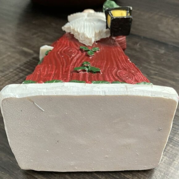 Vintage Carved Wooden Santa Claus 90's - Picture 5 of 6